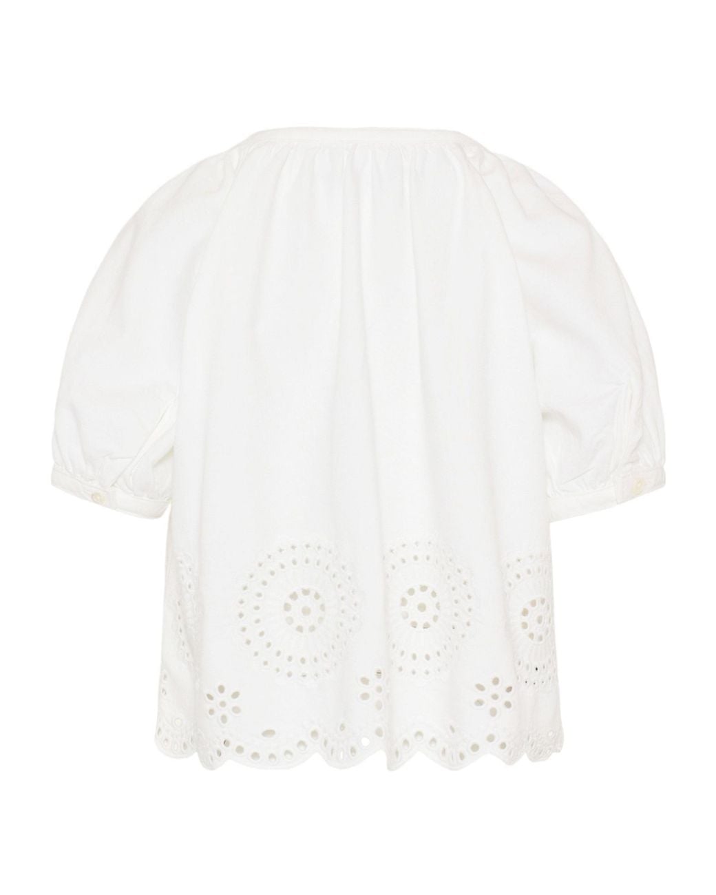 FRAME White Crew Neck Shirt