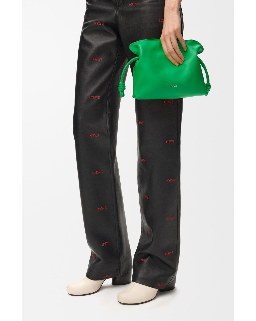Loewe Green Drawstring Shoulder Bag