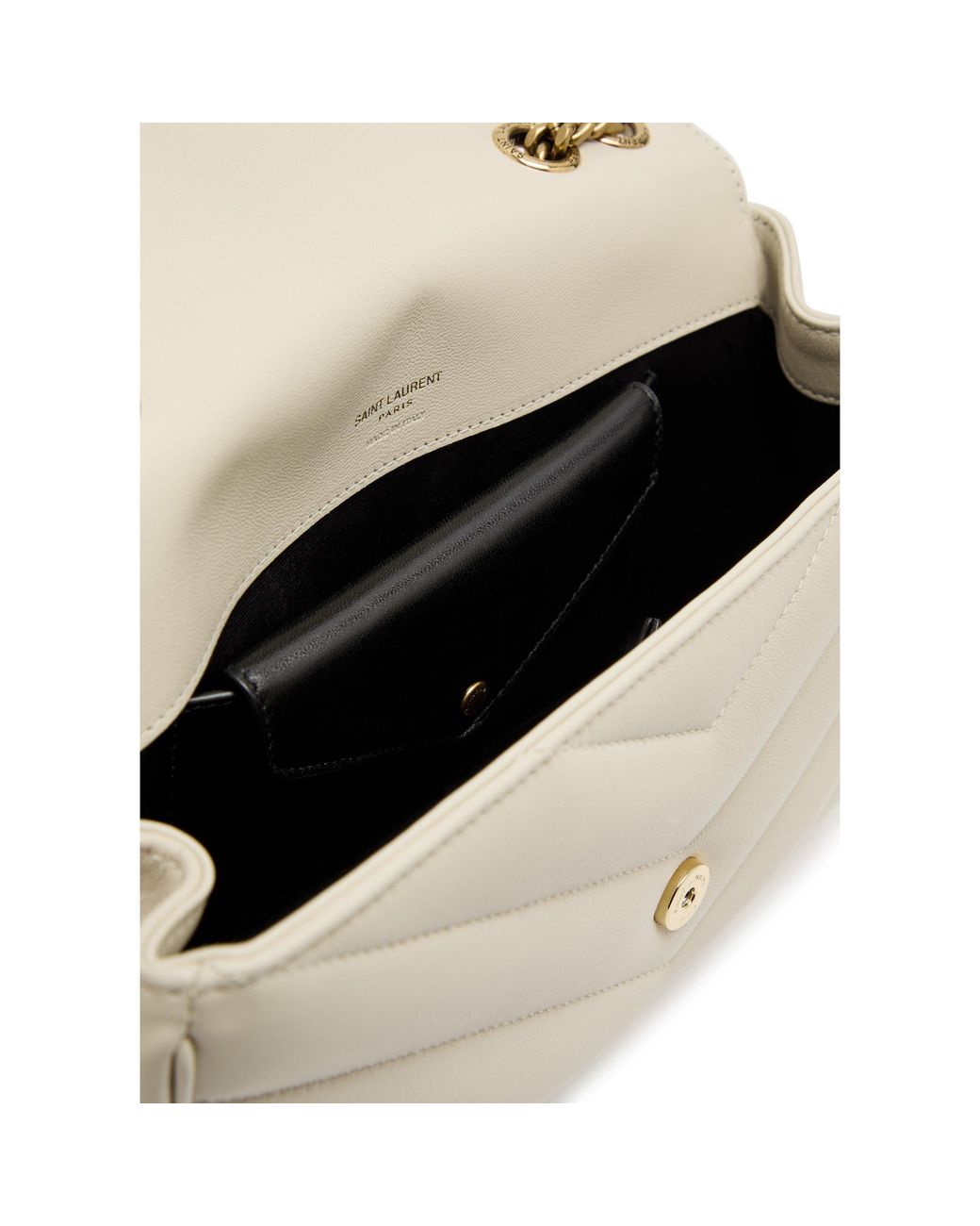 Saint Laurent Natural Lightweight Versatile Square Mini Bag