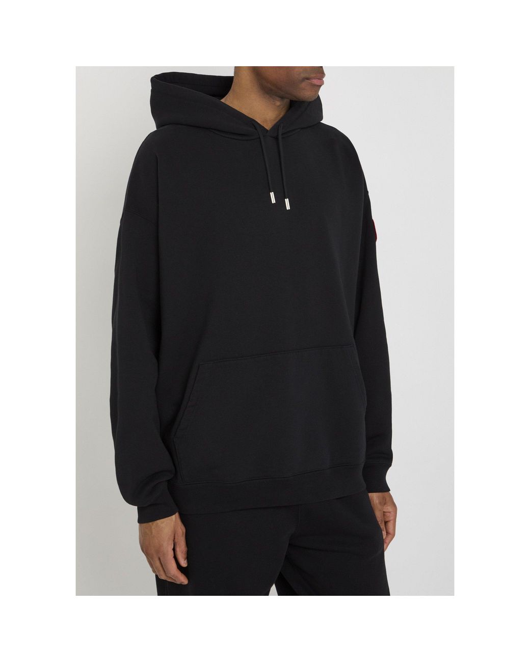 Canada Goose Black Casual Hooded Sweatshirt for men