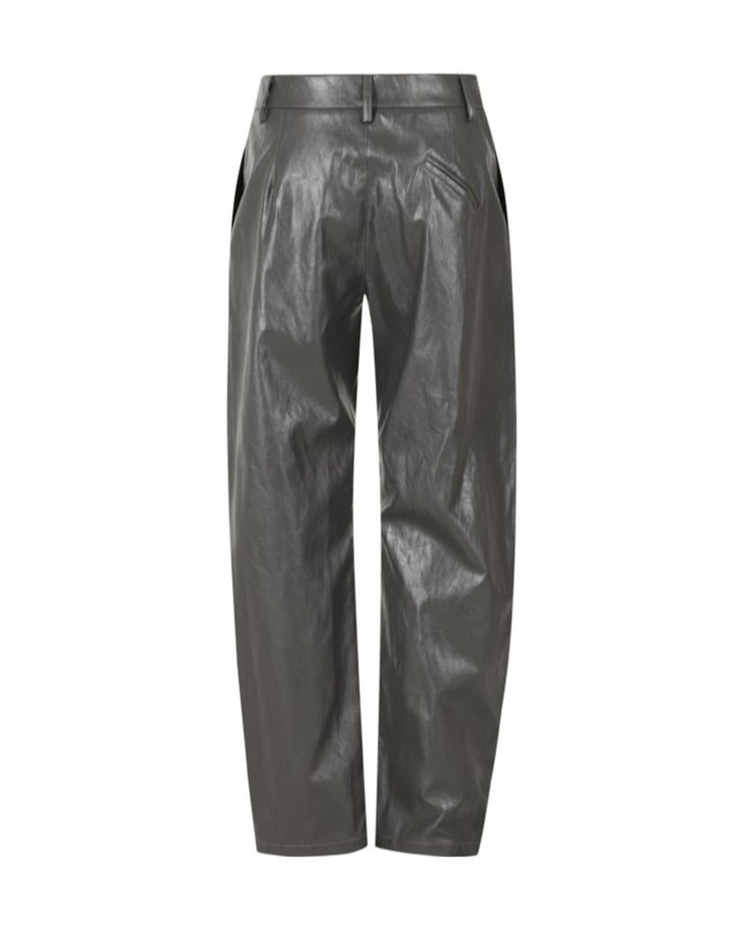 FEDERICA TOSI Gray Metallic Balloon Pants