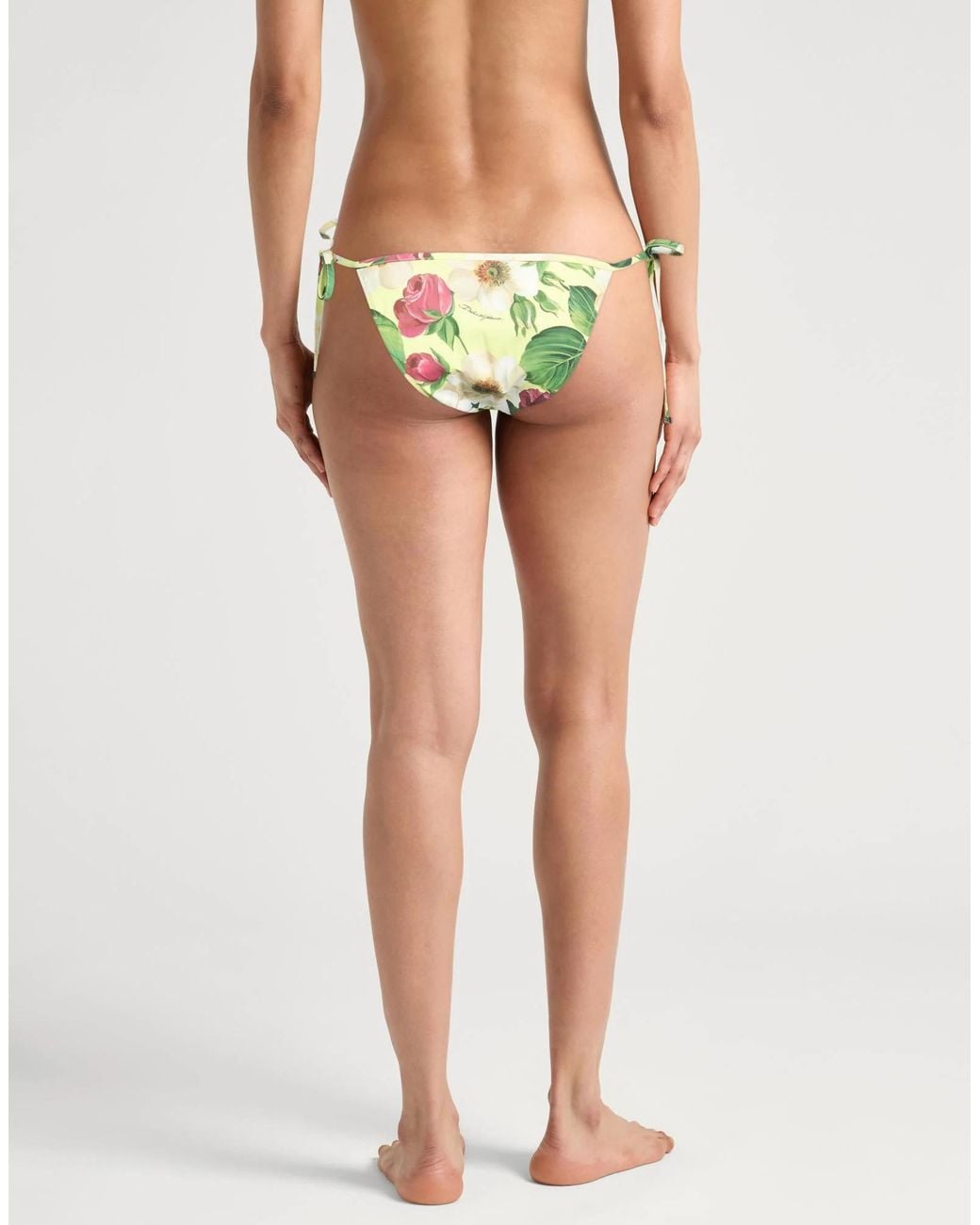Dolce & Gabbana Multicolor Floral-Print Bikinis