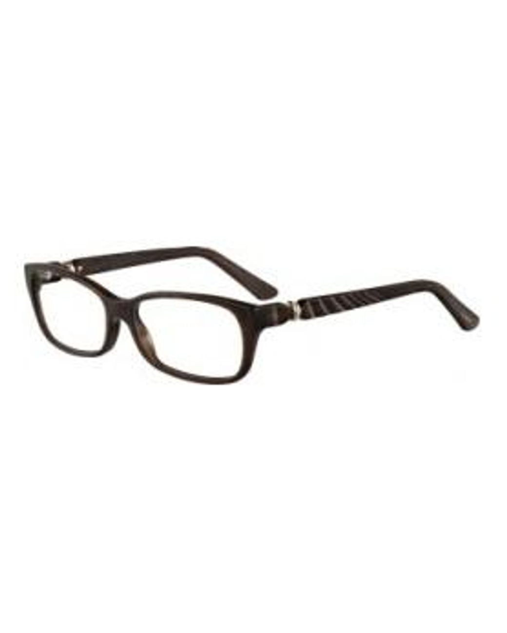Cartier Brown Square Frame Optical Glasses