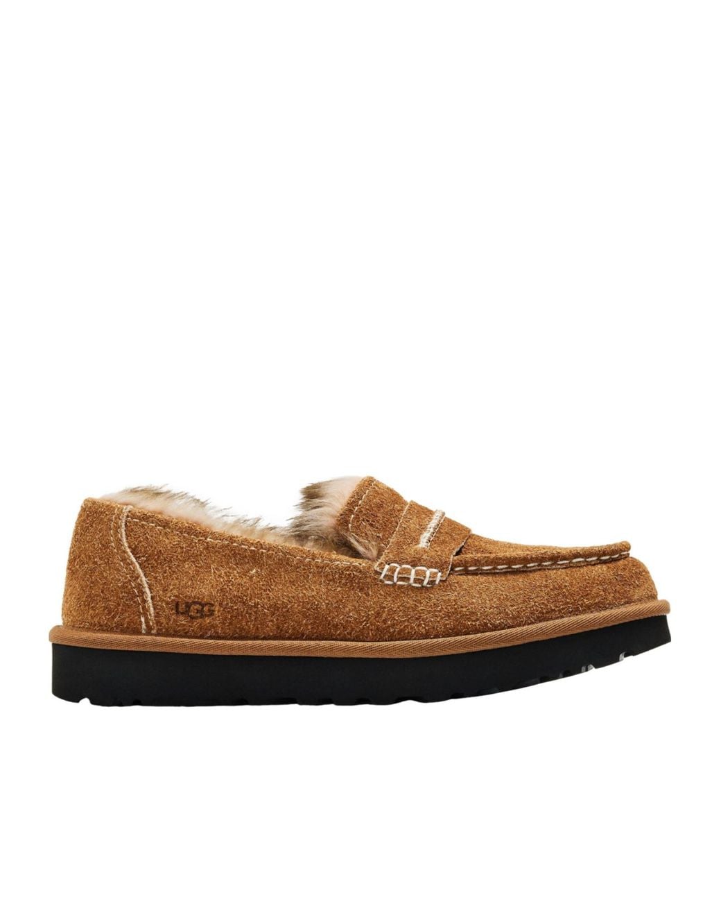 Ugg Brown Chestnut Suede Loafer