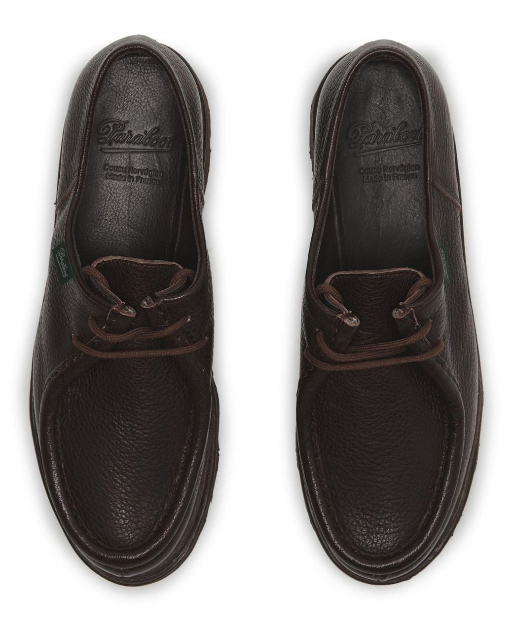 Paraboot Black Michael Derby Shoes