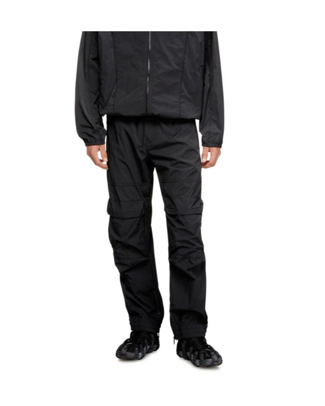 DIESEL Blue Zip-Pocket Cargo Pants for men