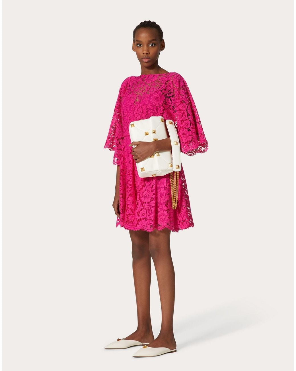 Valentino Pink Lace Dress