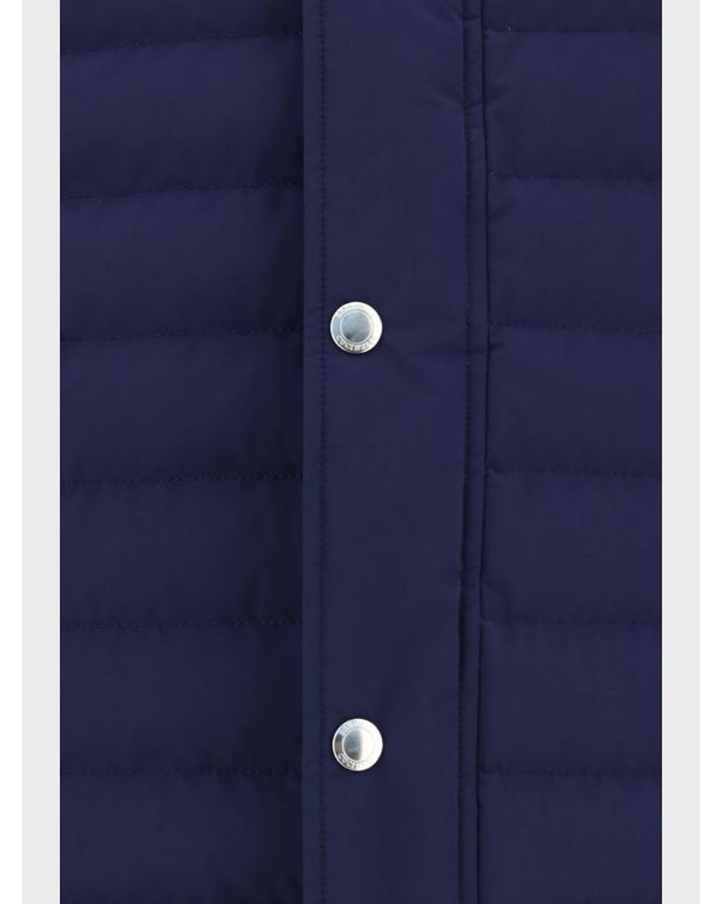 Brunello Cucinelli Blue Quilted Jacket for men