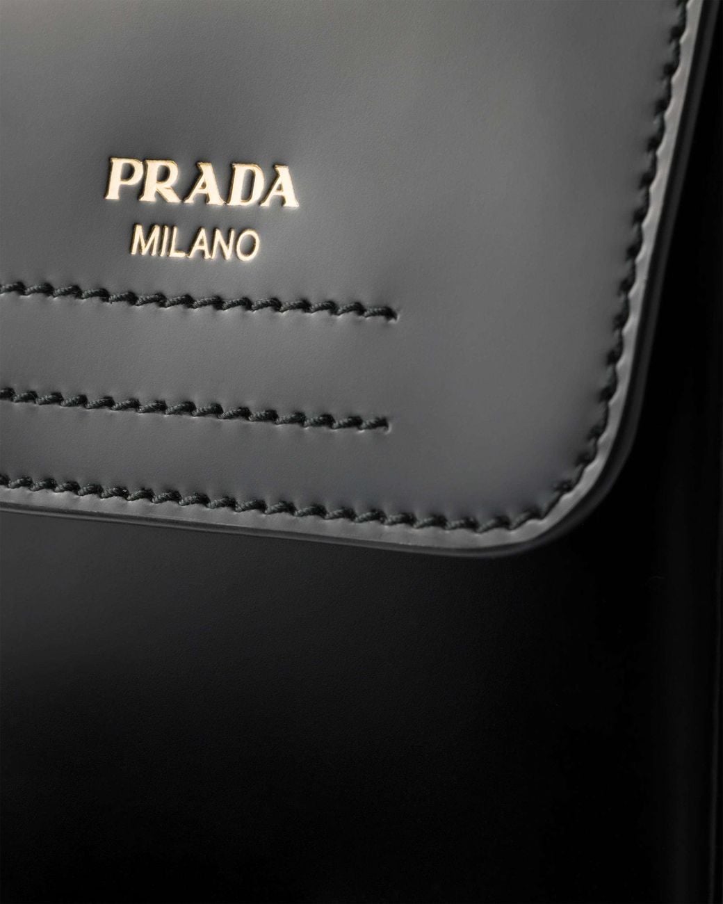 Prada Black Equal Block-Heeled Pouch Boots