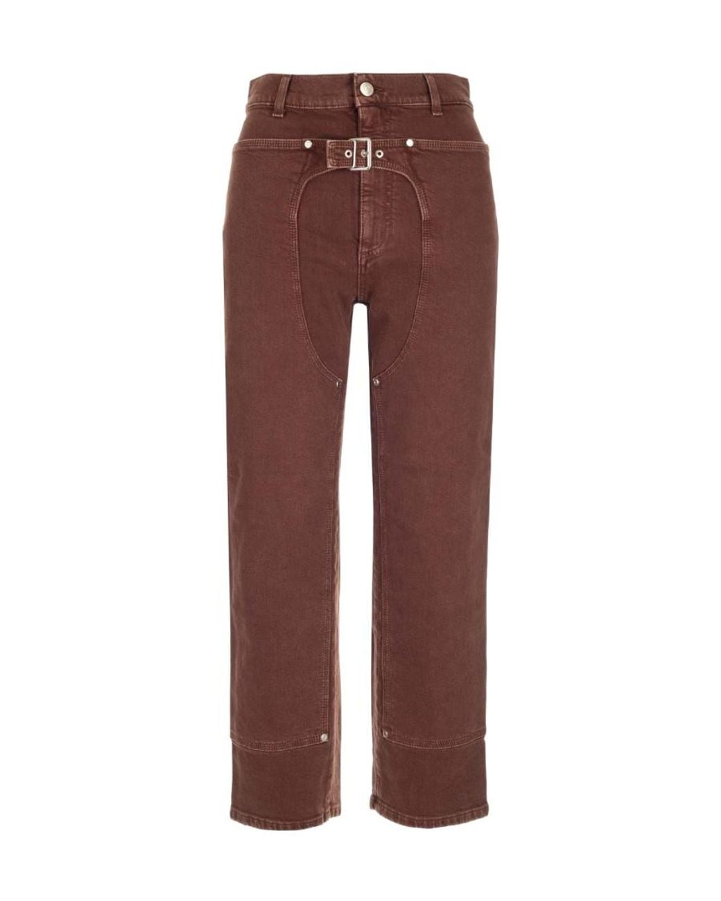 Stella McCartney Red Logo Denim Jeans
