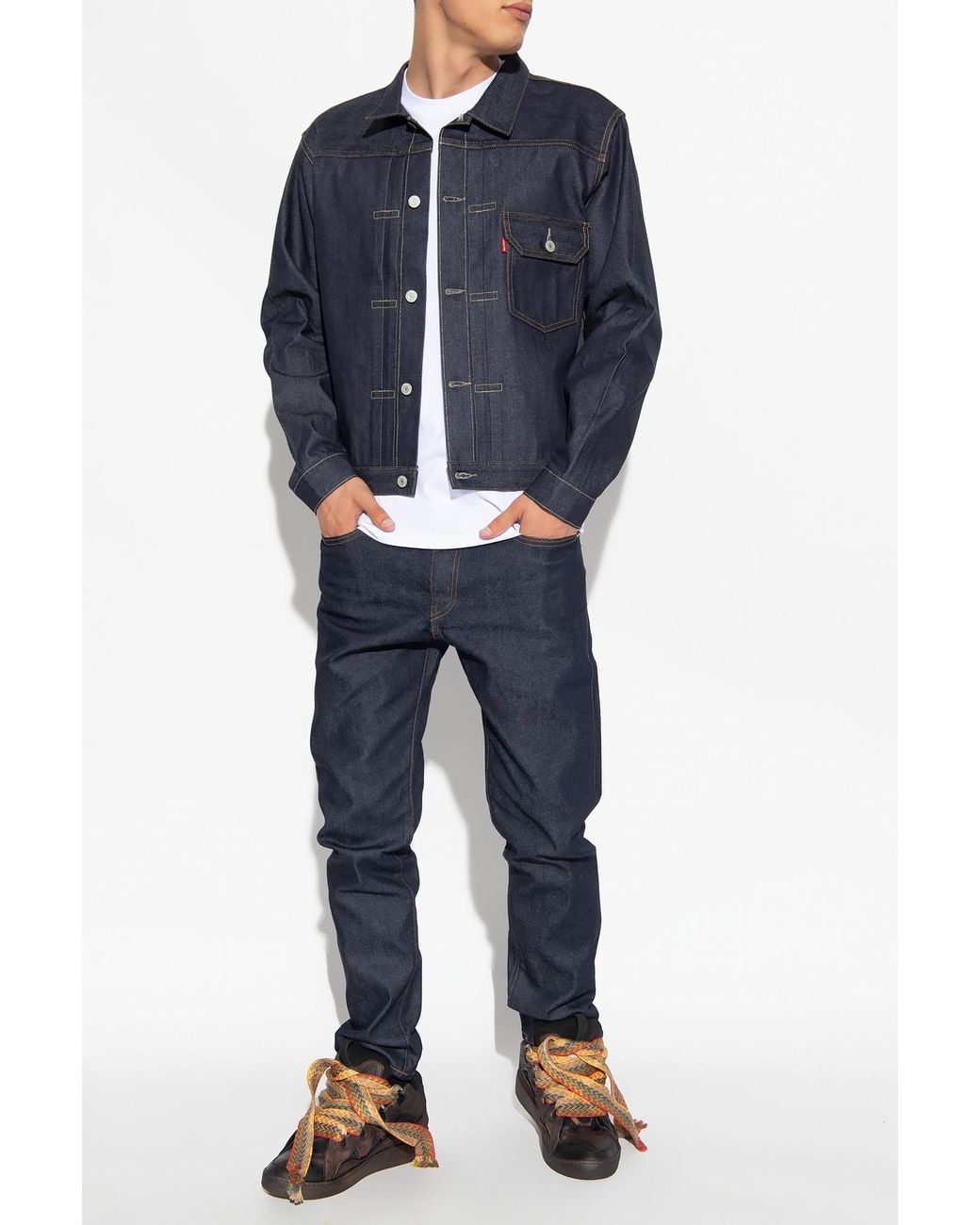 Levi's Blue 502 Tapered-Leg Jeans for men
