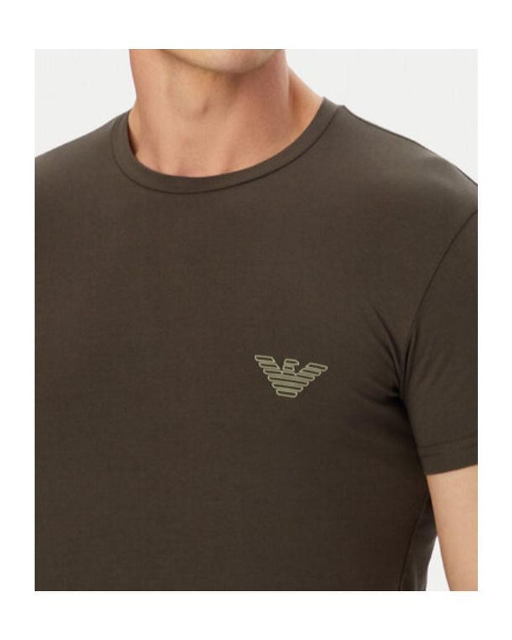 Emporio Armani Black Short-Sleeved T-Shirt for men