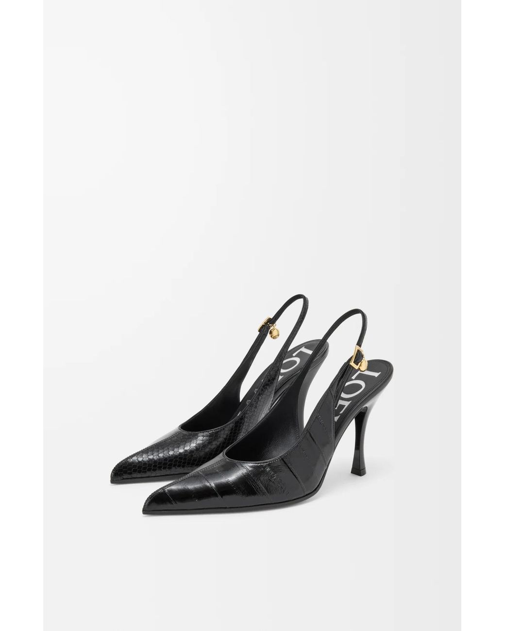 Loewe Black Comic High-Heeled Sandals