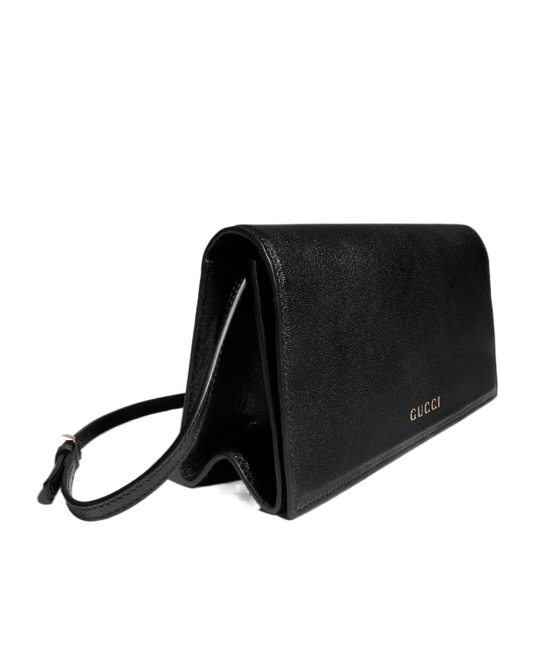 Gucci Black Mini Bag With Lettering