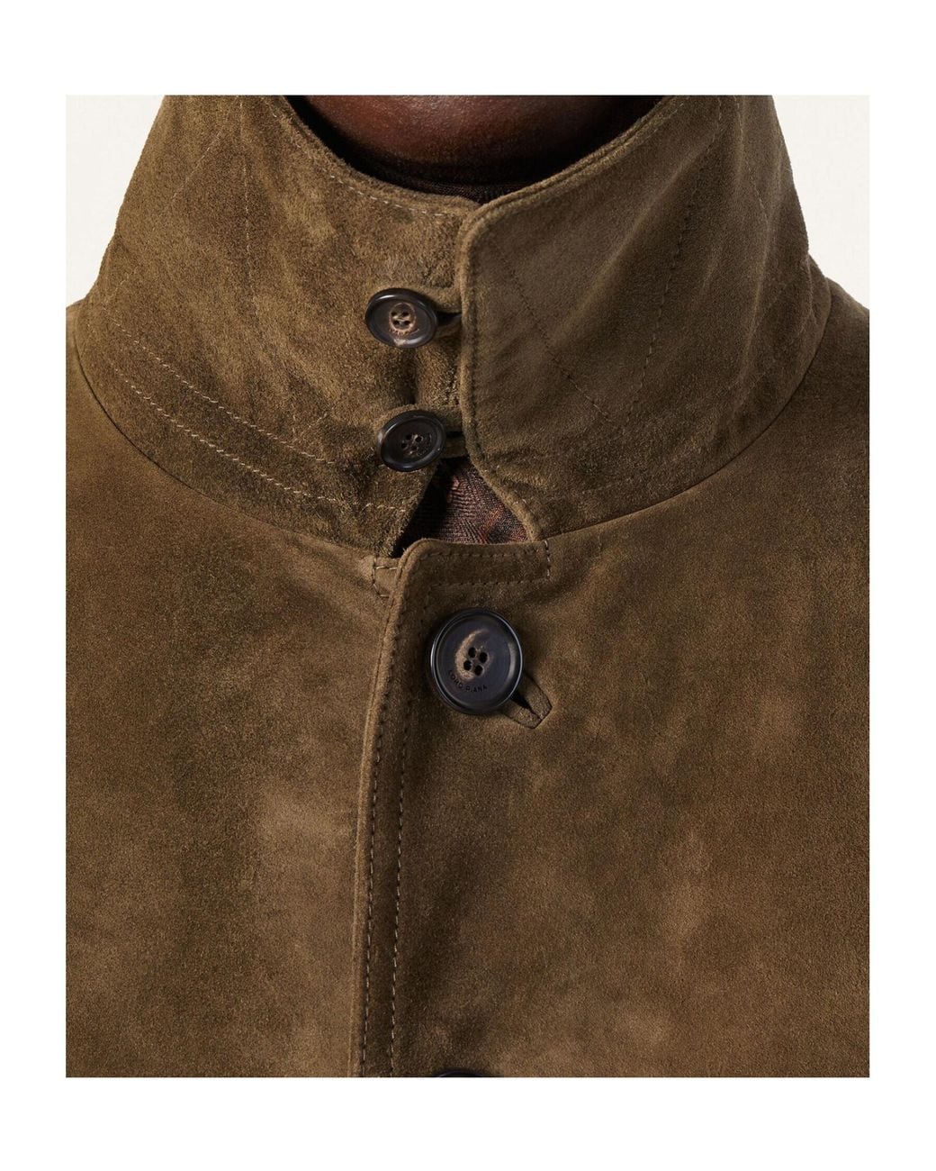 Loro Piana Green Maremma Leather Jacket for men