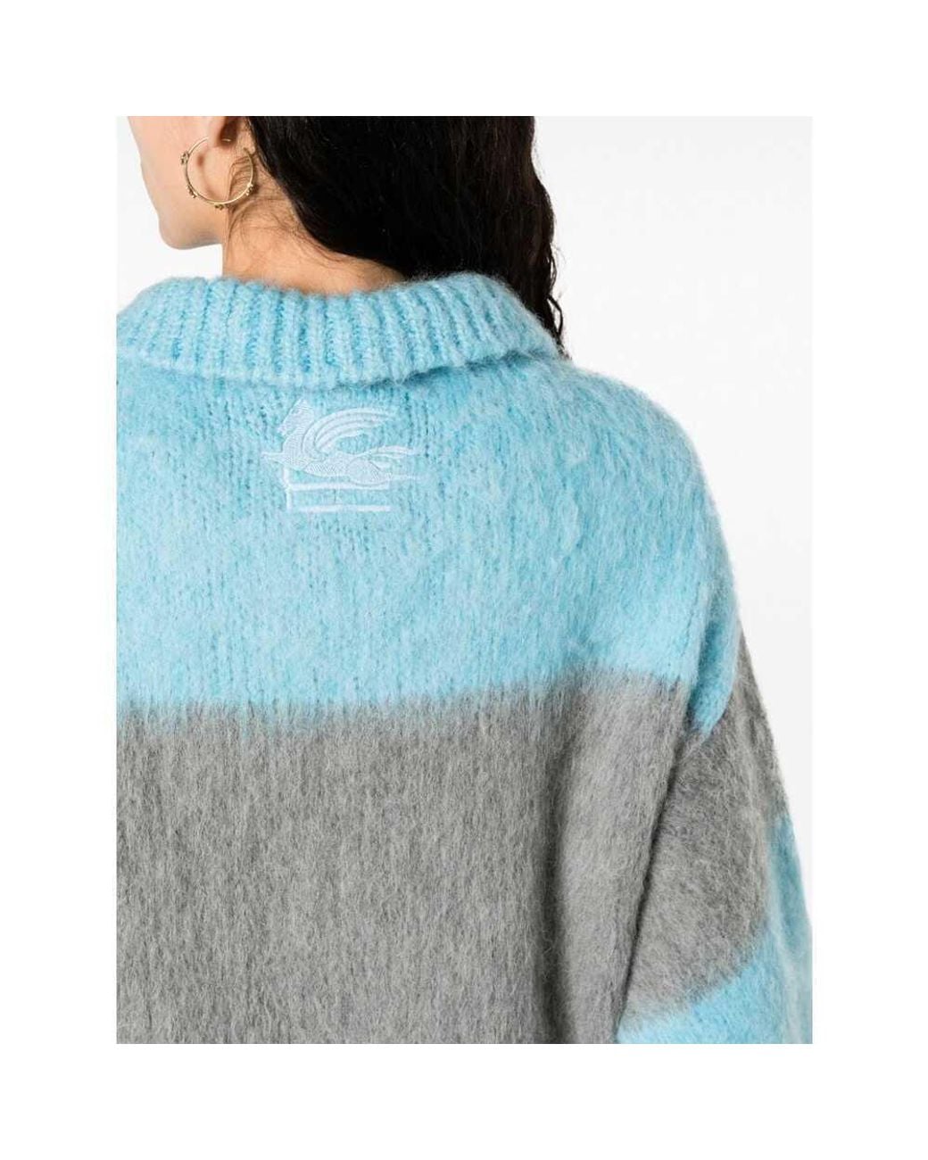 Etro Blue Knitted Dresses