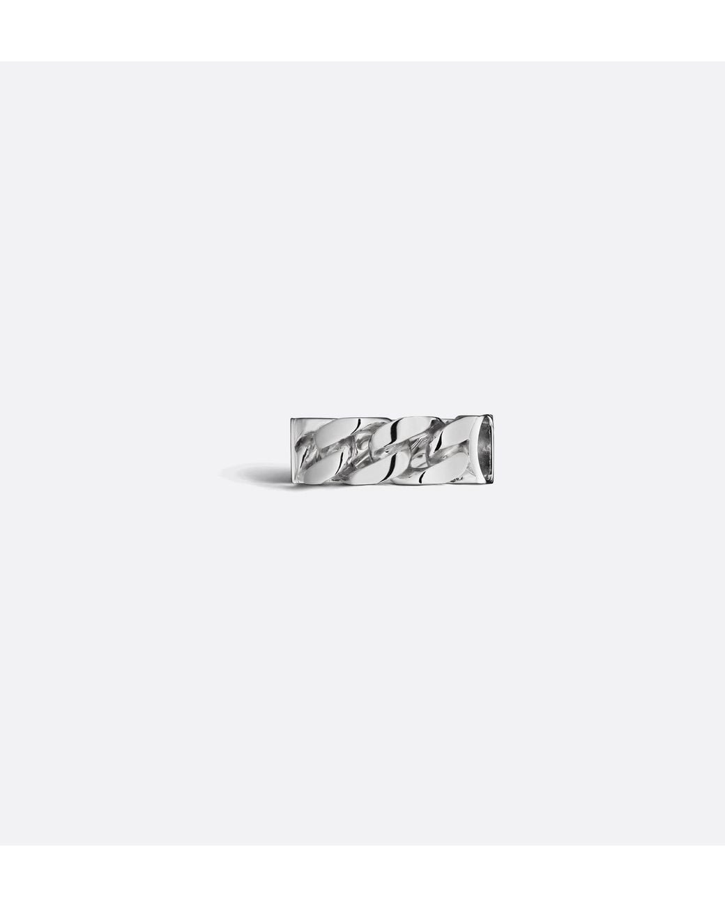Dior Metallic Cd Icon Chain Link Ring