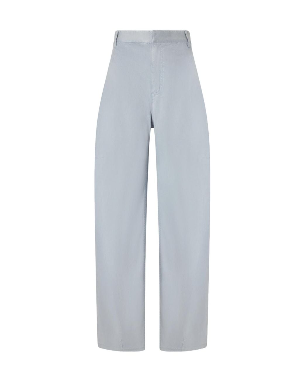 Tibi Gray Sid Lyocell-Blend Twill Wide-Leg Pants