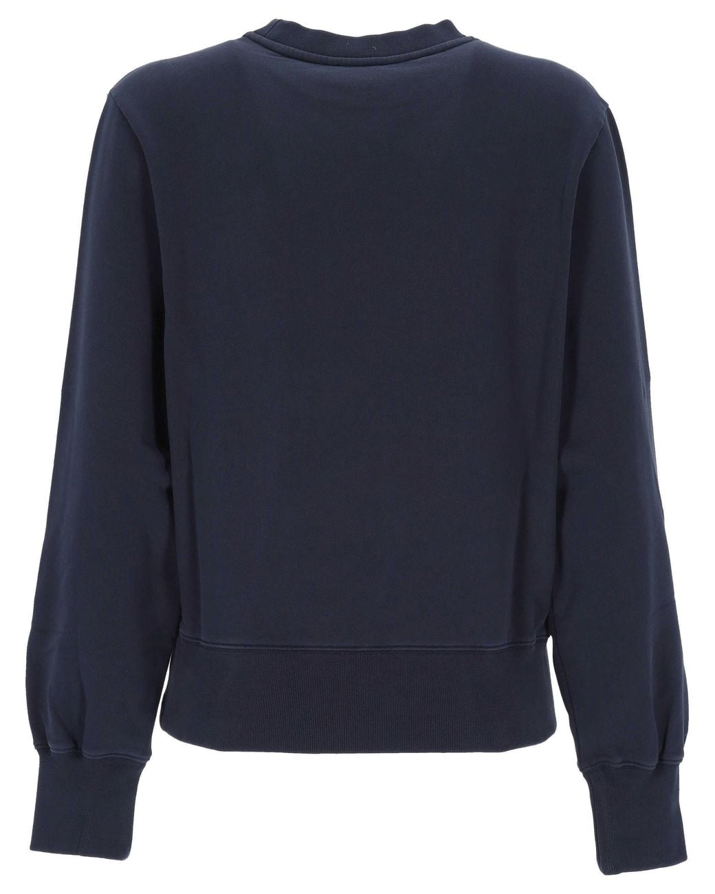 A.P.C. Blue Logo-Embroidered Sweater
