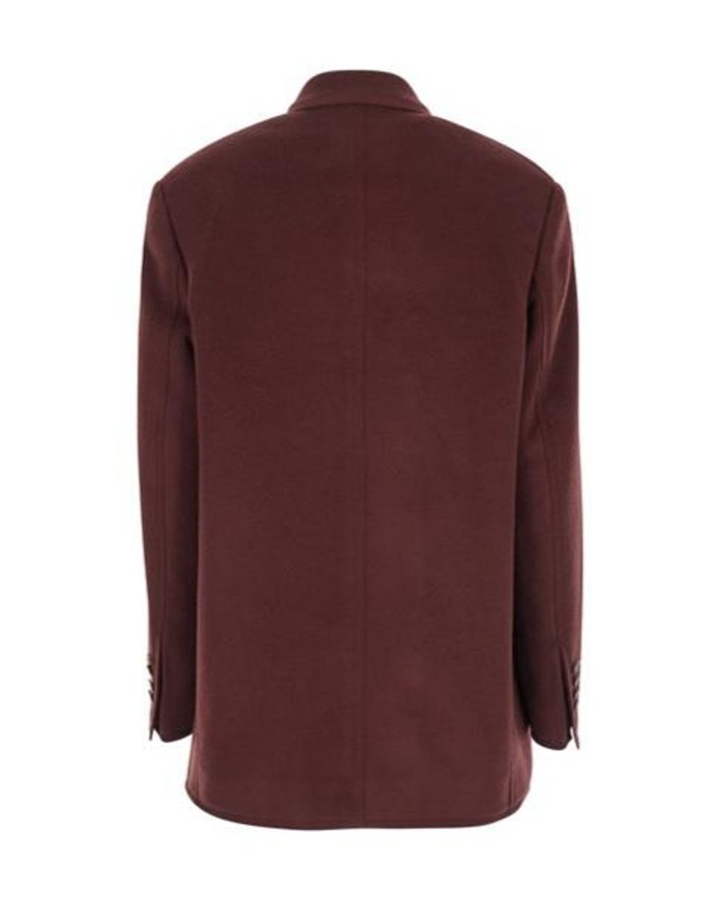 Etro Purple Double-Breasted Oversized Blazer