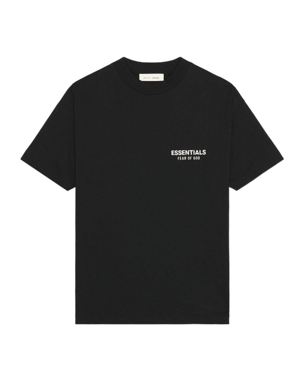 Fear Of God Black Short-Sleeved T-Shirt for men