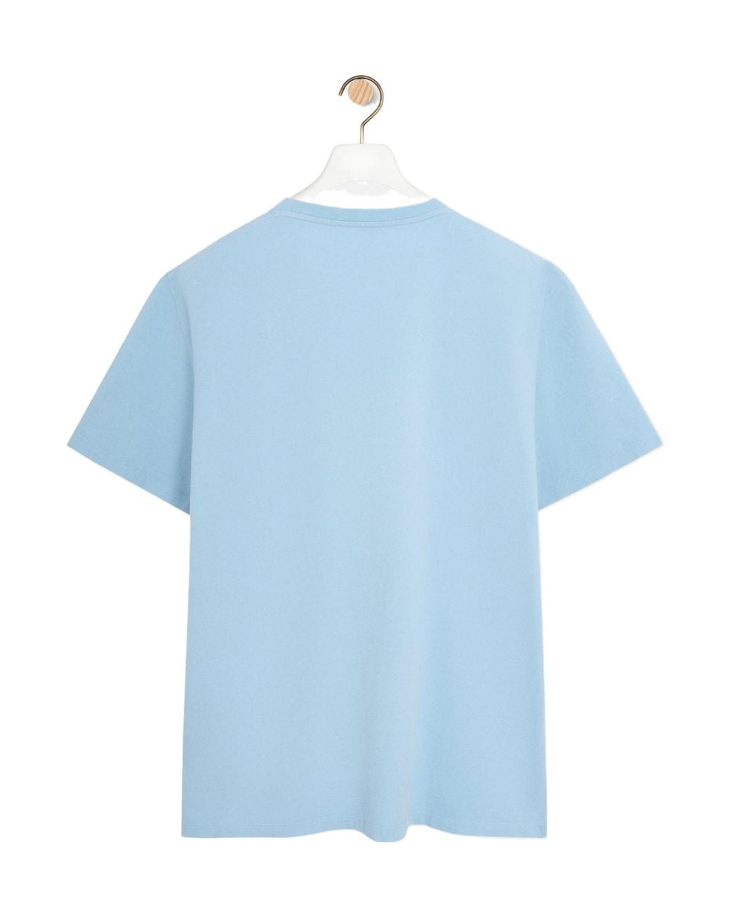 Loewe Blue Embroidered Logo T-Shirt for men