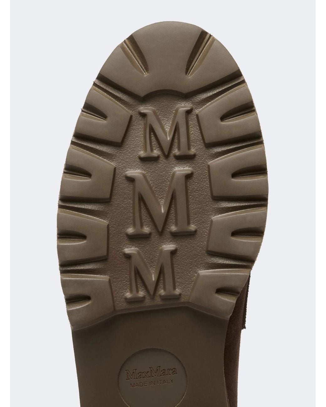 Max Mara Brown Mxaafelio Round-Toe Loafers