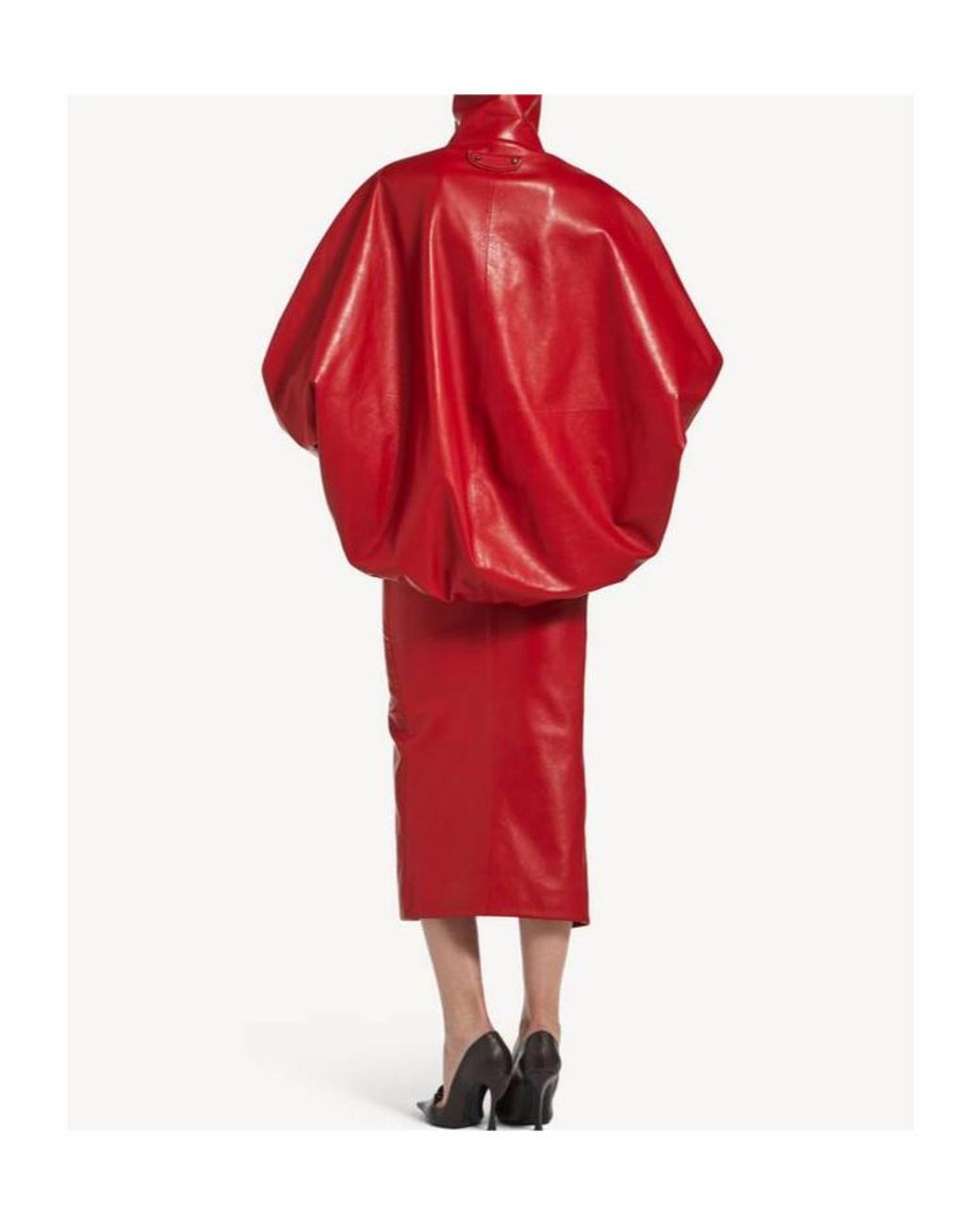 Balenciaga Red Round Jacket