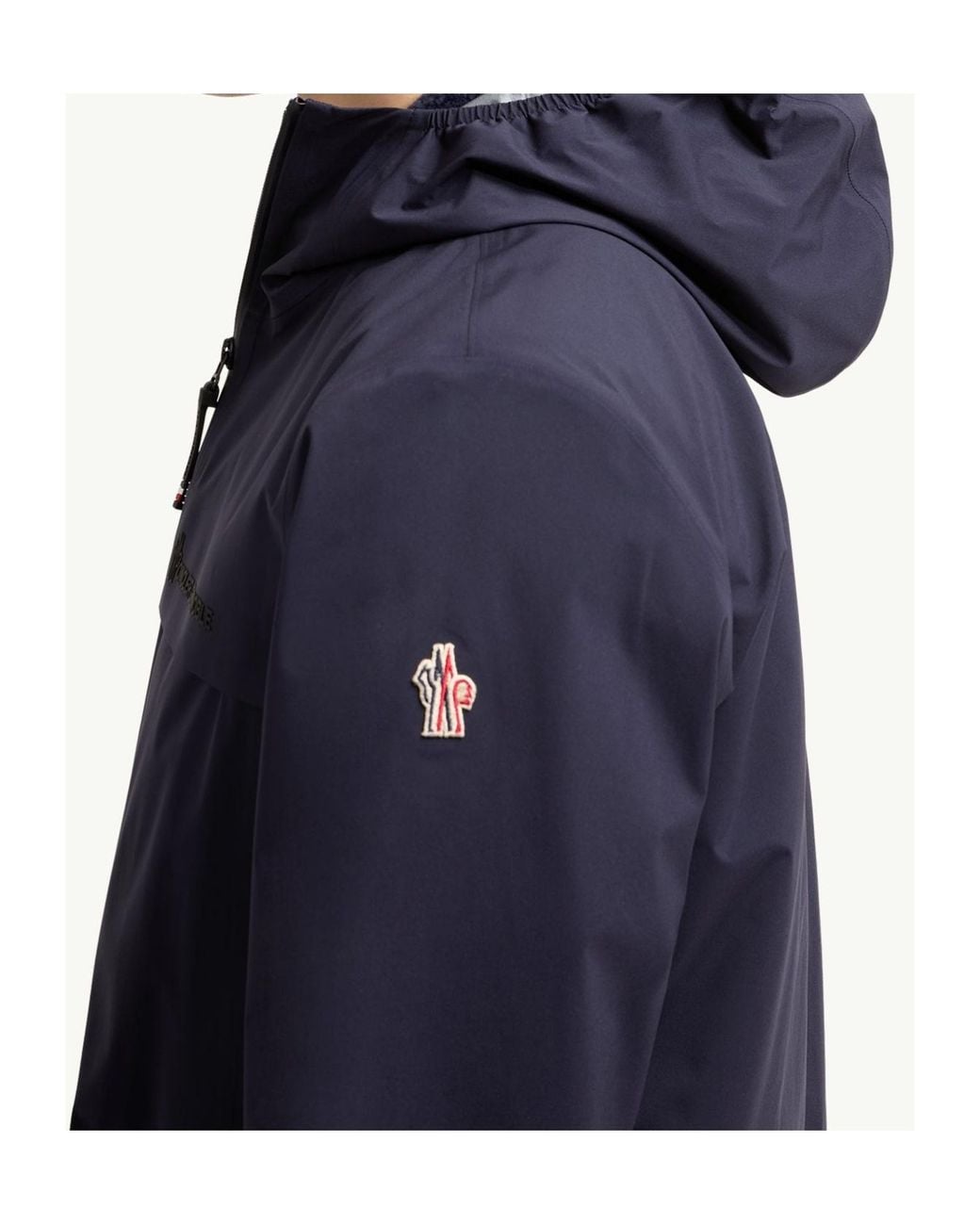 Moncler Blue Grenoble Shipton Hooded Performance Jacket for men