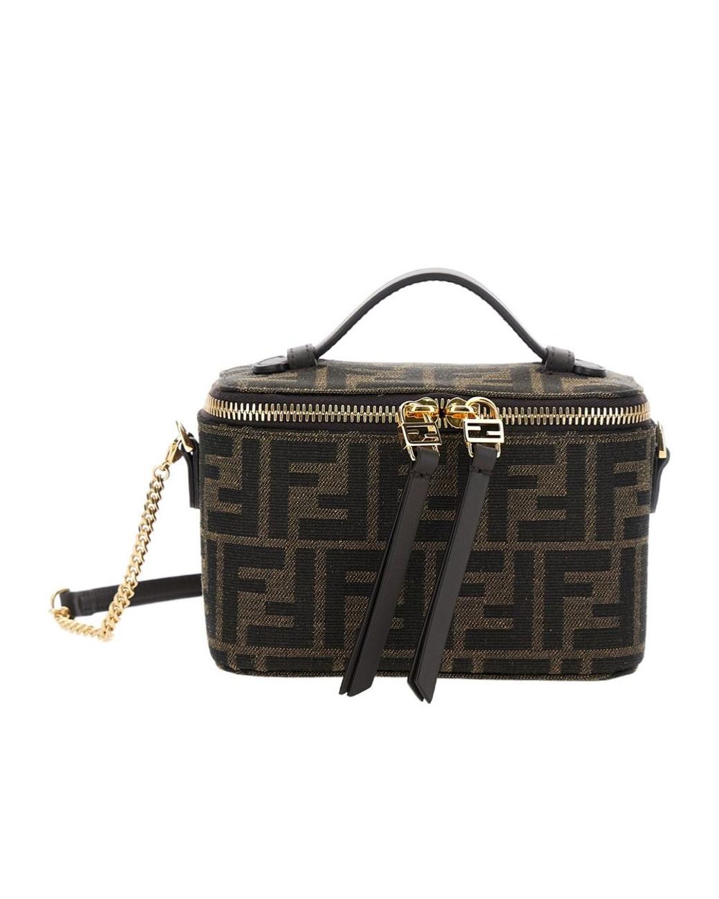 Fendi Black Vanity Jacquard Ff