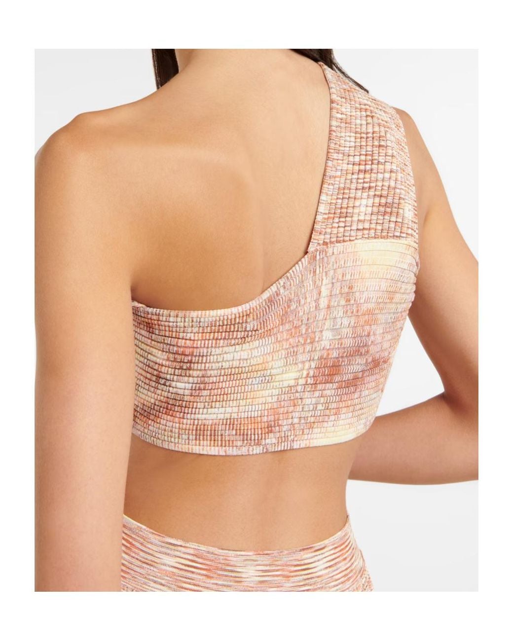 Jonathan Simkhai Natural Rib-Knit Crop Top