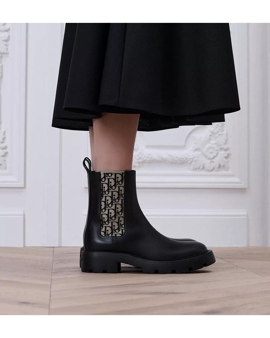 Dior Black Ride Chelsea Boot