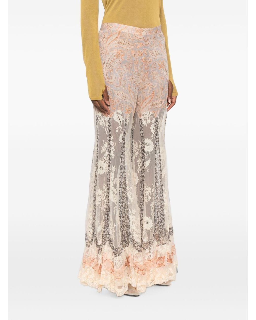 Zimmermann Natural Flared Casual Trousers