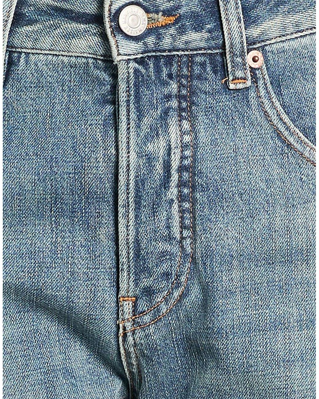 MM6 by Maison Margiela Blue Loose Fit Straightleg Trousers