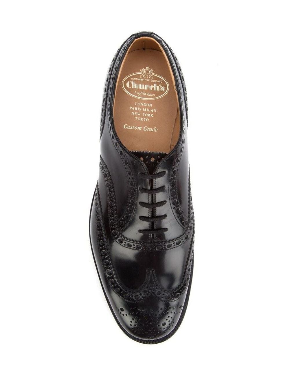 Church's Black Burwood Oxford Brogues for men