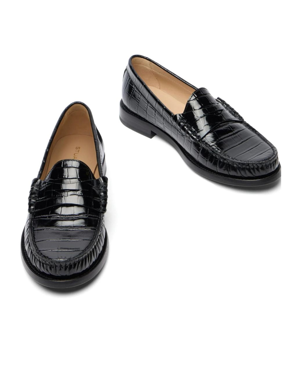 Stuart Weitzman Brown Lottie Loafer