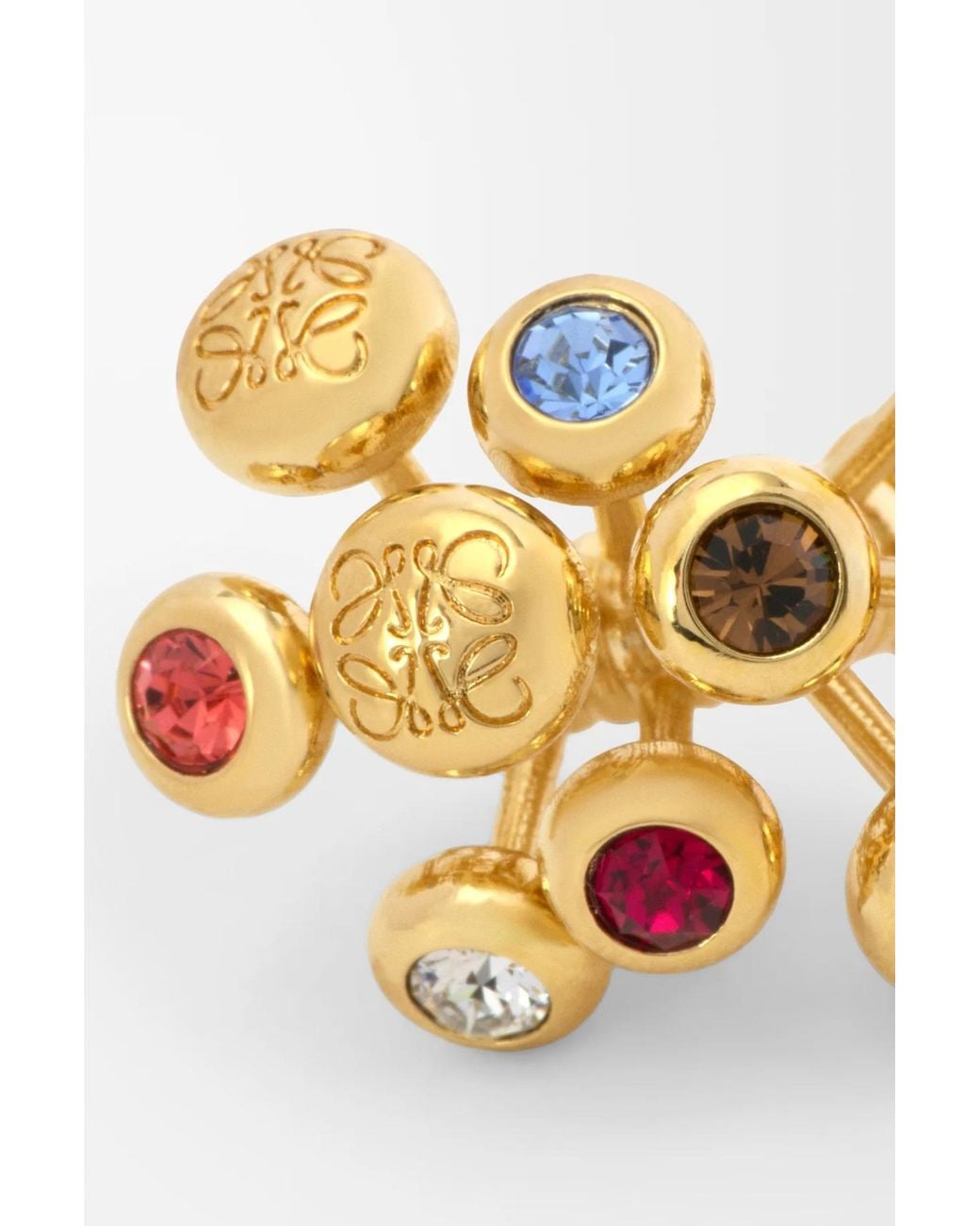 Loewe Metallic Push Pin Earrings