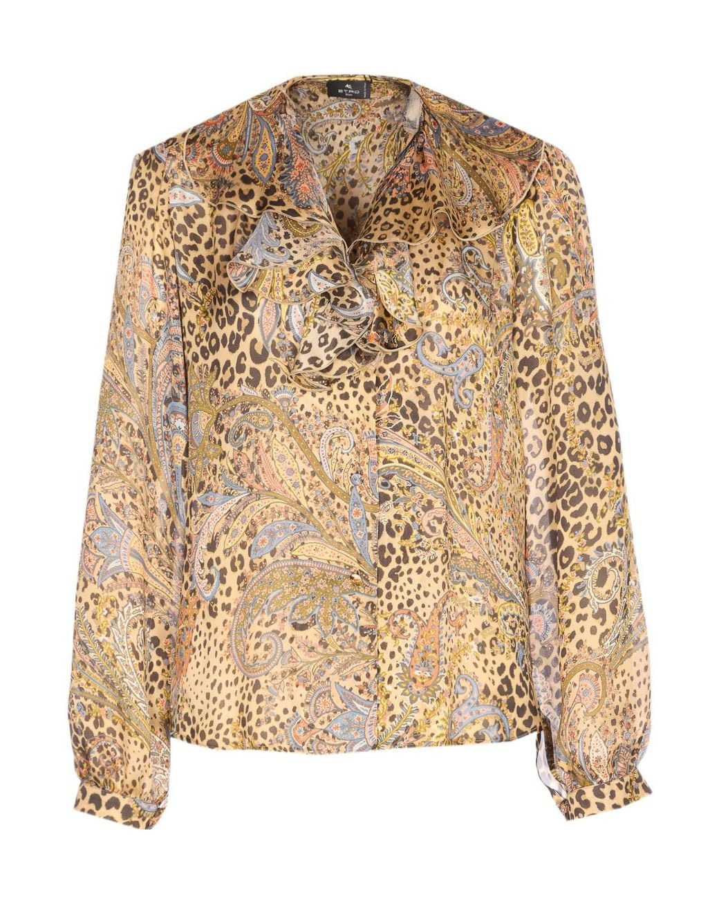 Etro Natural Paisley Printed Shirt