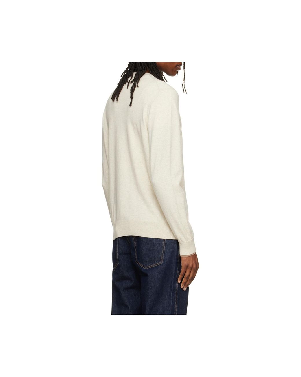 Isabel Marant White Antea Sweater for men