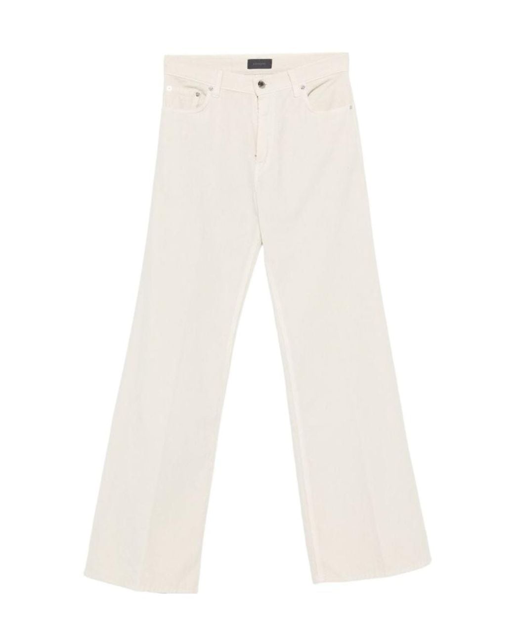 Haikure White Logo Jeans