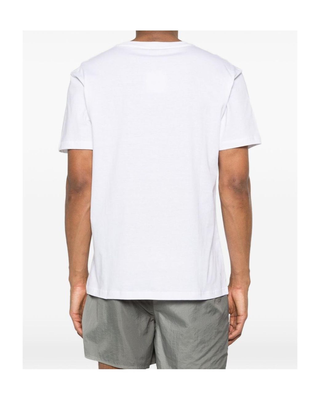 Moschino White Short-Sleeved T-Shirt for men