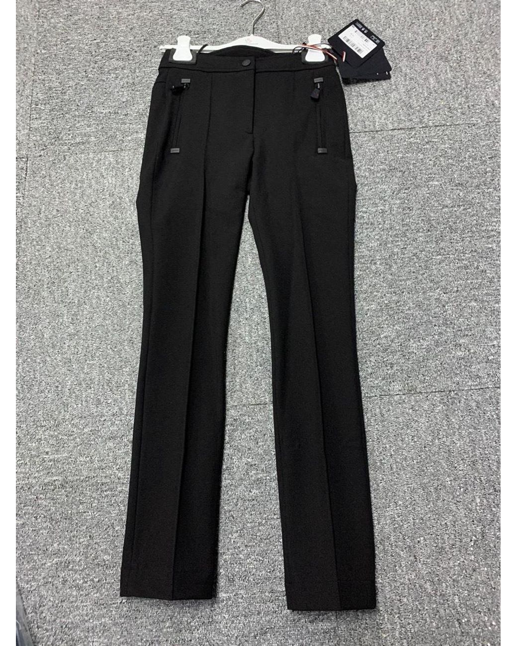 Moncler Black Twill Trousers