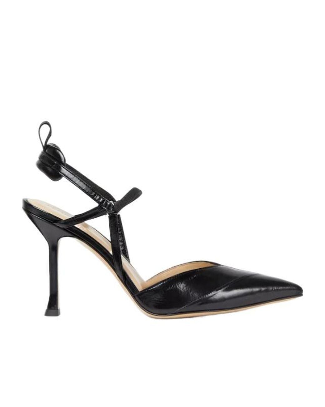 Fendi Black Very Colibrì Slingback Pumps