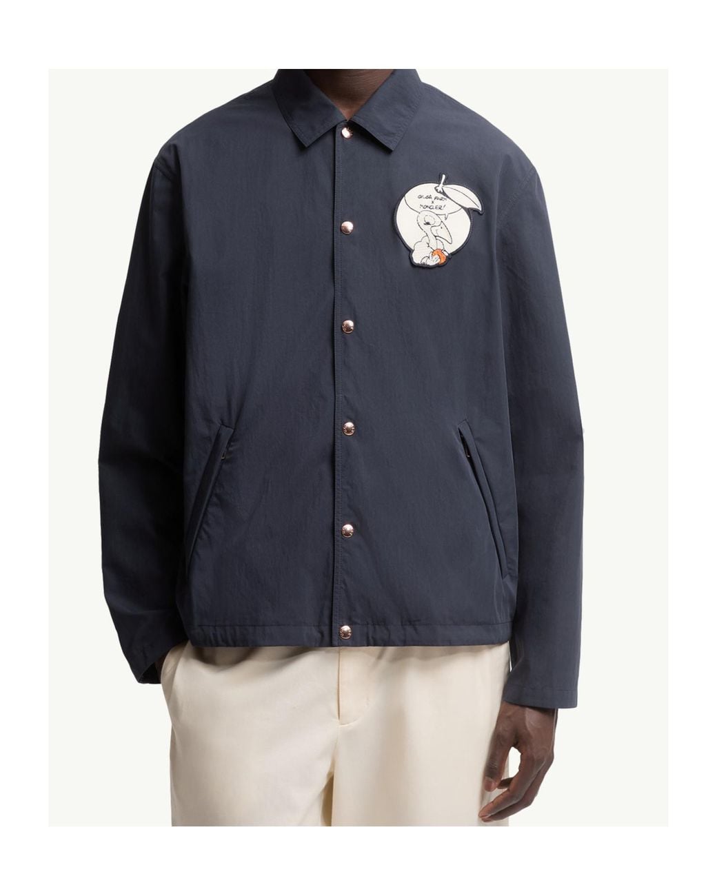 Moncler Blue X Gilga Farm By Donald Glover Satsuma Shirt Jacket for men