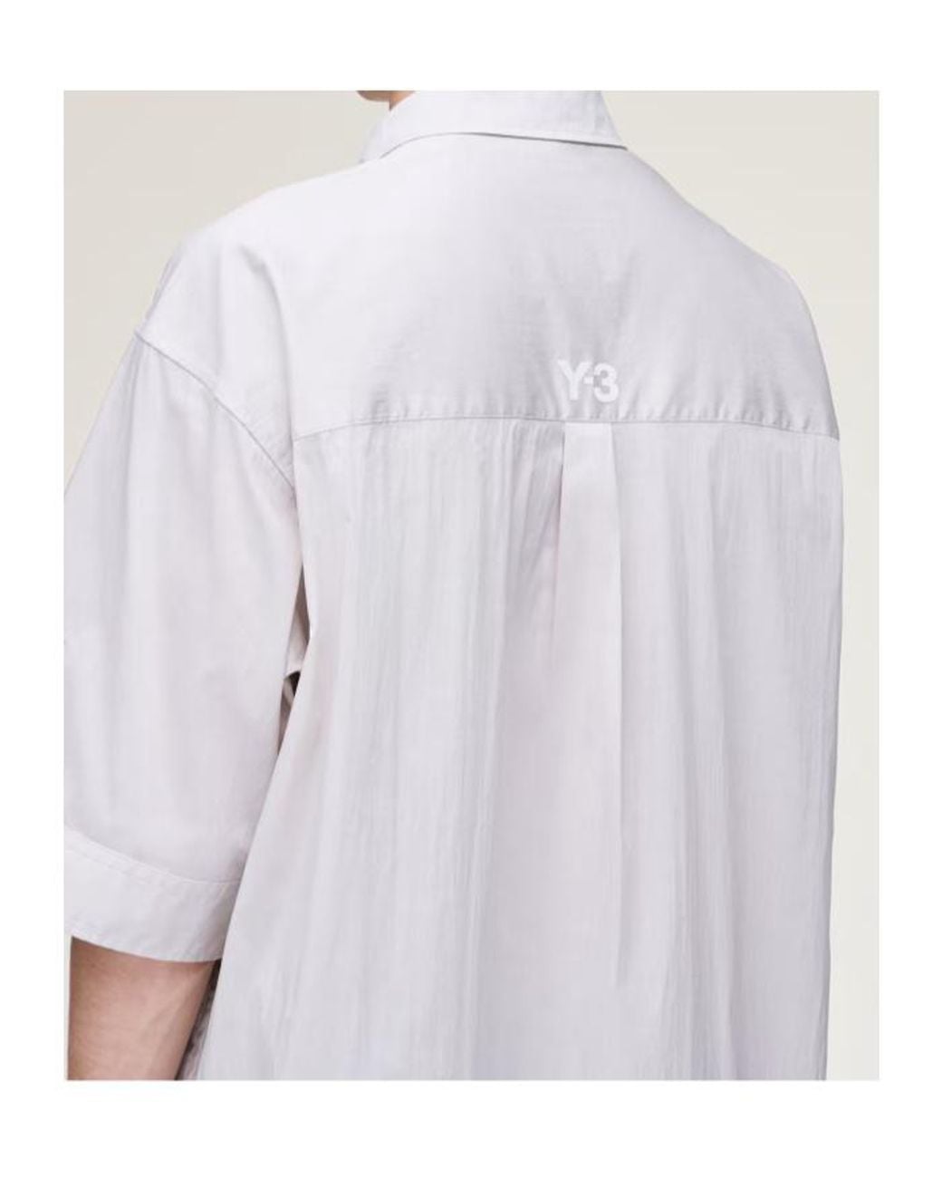 Y-3 White Ut Short-Sleeved T-Shirt for men
