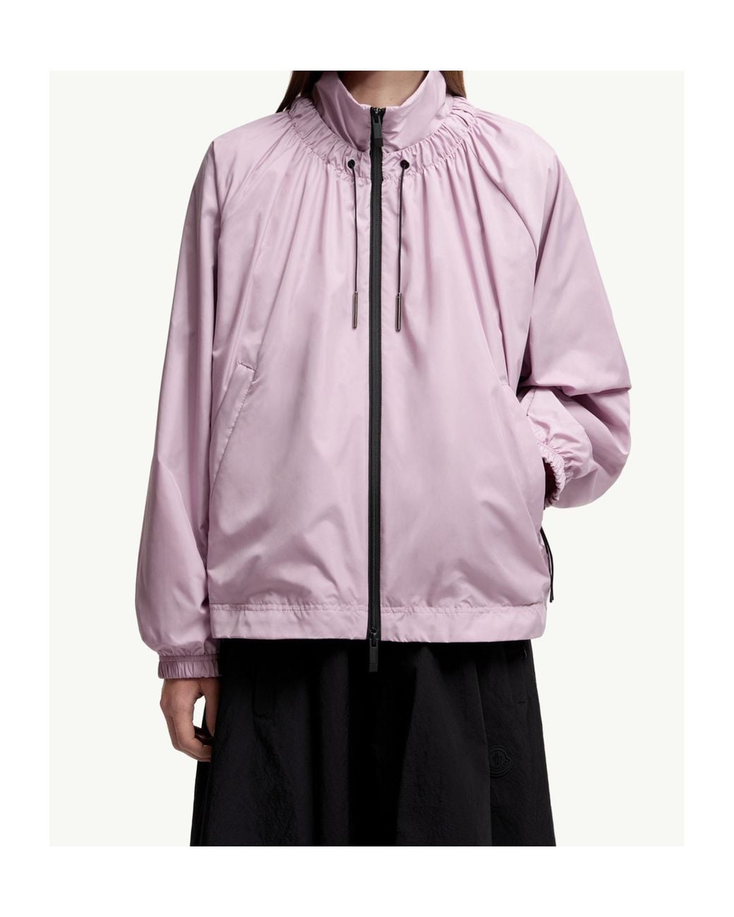 Moncler Pink Zip-Up Valencay Jacket