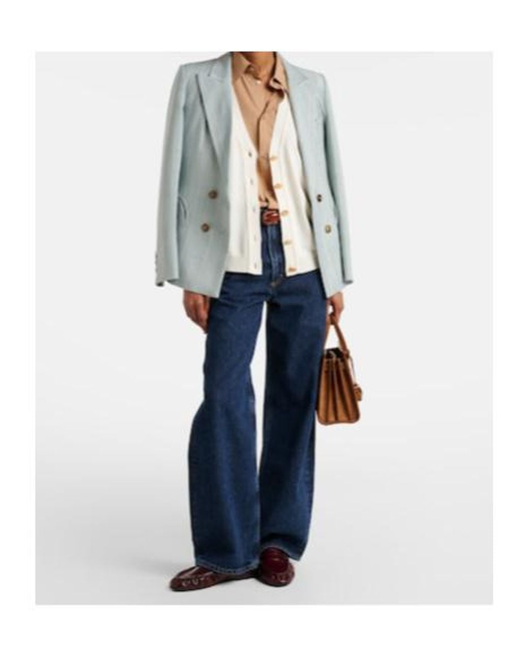 Blazé Milano White Wknitted Cardigan