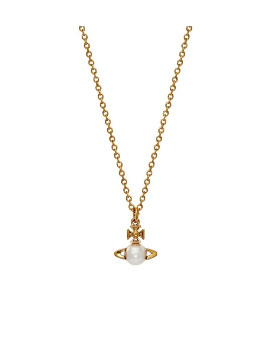 Vivienne Westwood Metallic Balbina Orb Pendant Necklace