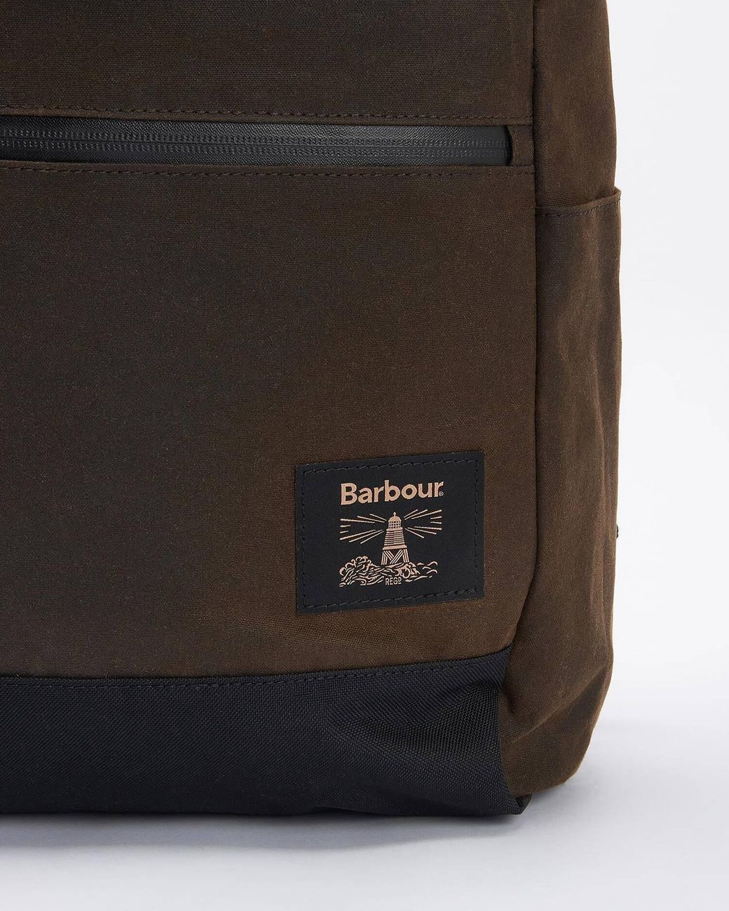 Barbour Black Field Backpack for men