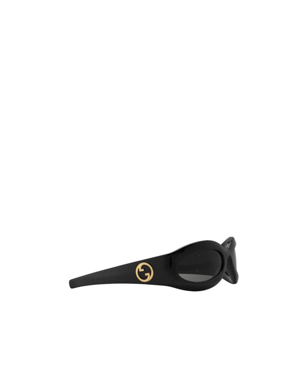 Gucci Black Eyewear Blondie Geometric Frame Sunglasses for men